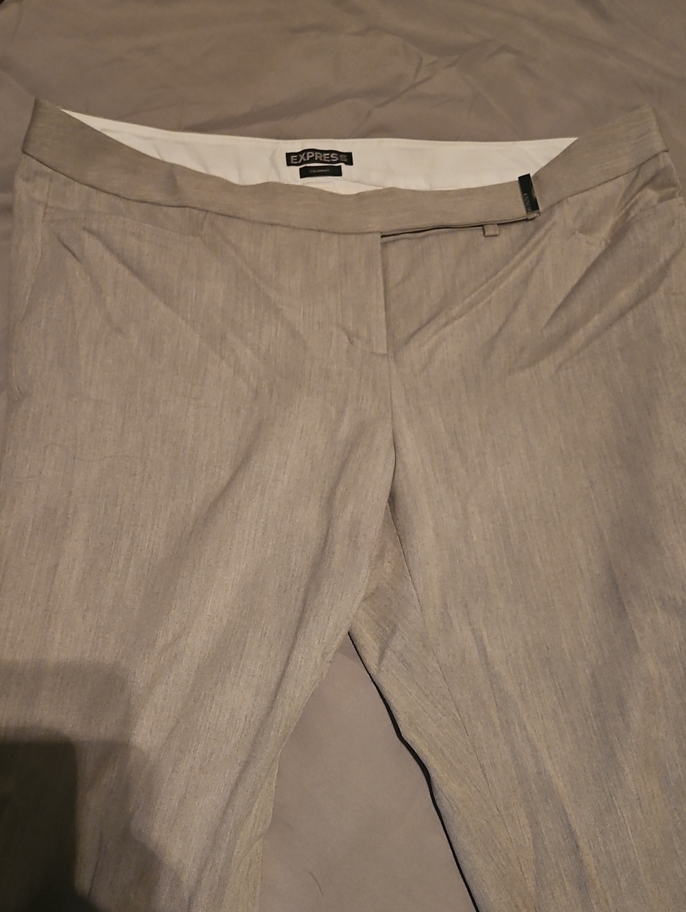 Express Women's Light Taupe Dress Trousers